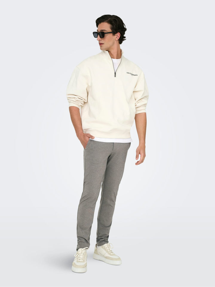 ONLY & SONS chinobroek taupe - heren - L34