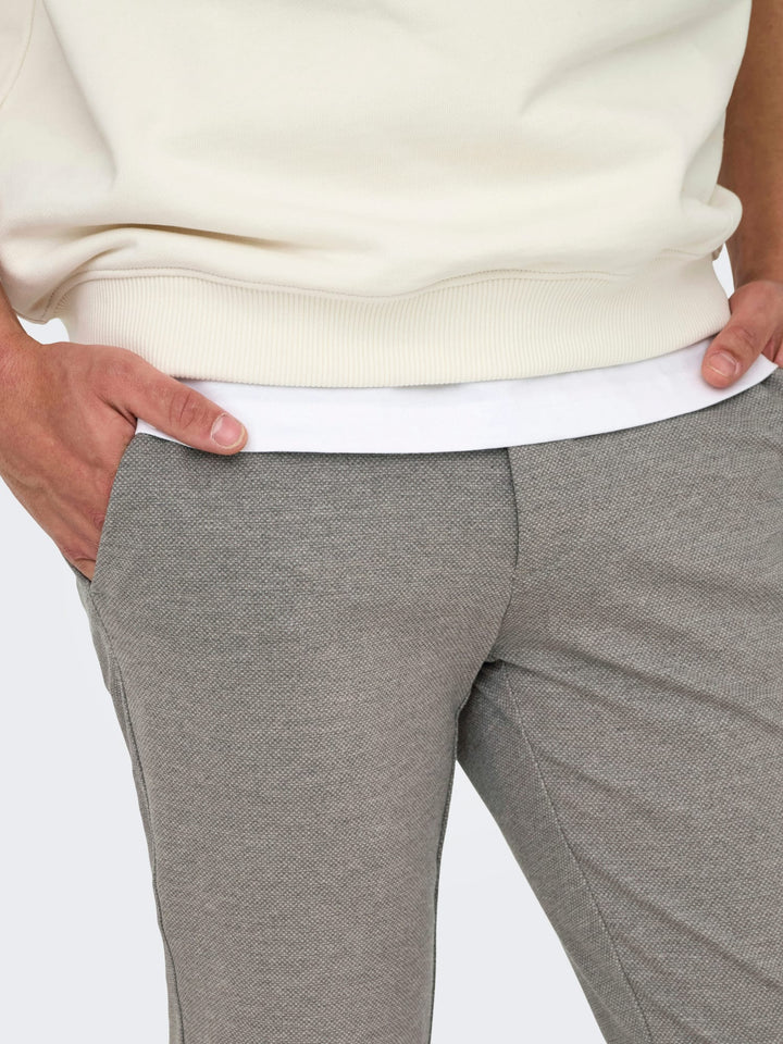 ONLY & SONS chinobroek taupe - heren - L34