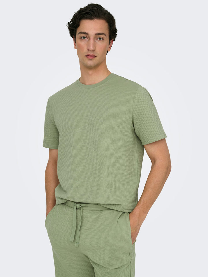 ONLY & SONS Kian T-shirt olijf – heren