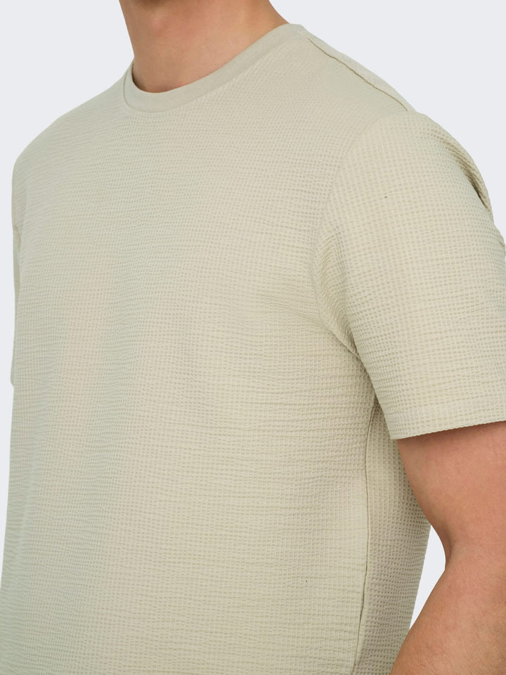 ONLY & SONS Kian T-shirt beige – heren