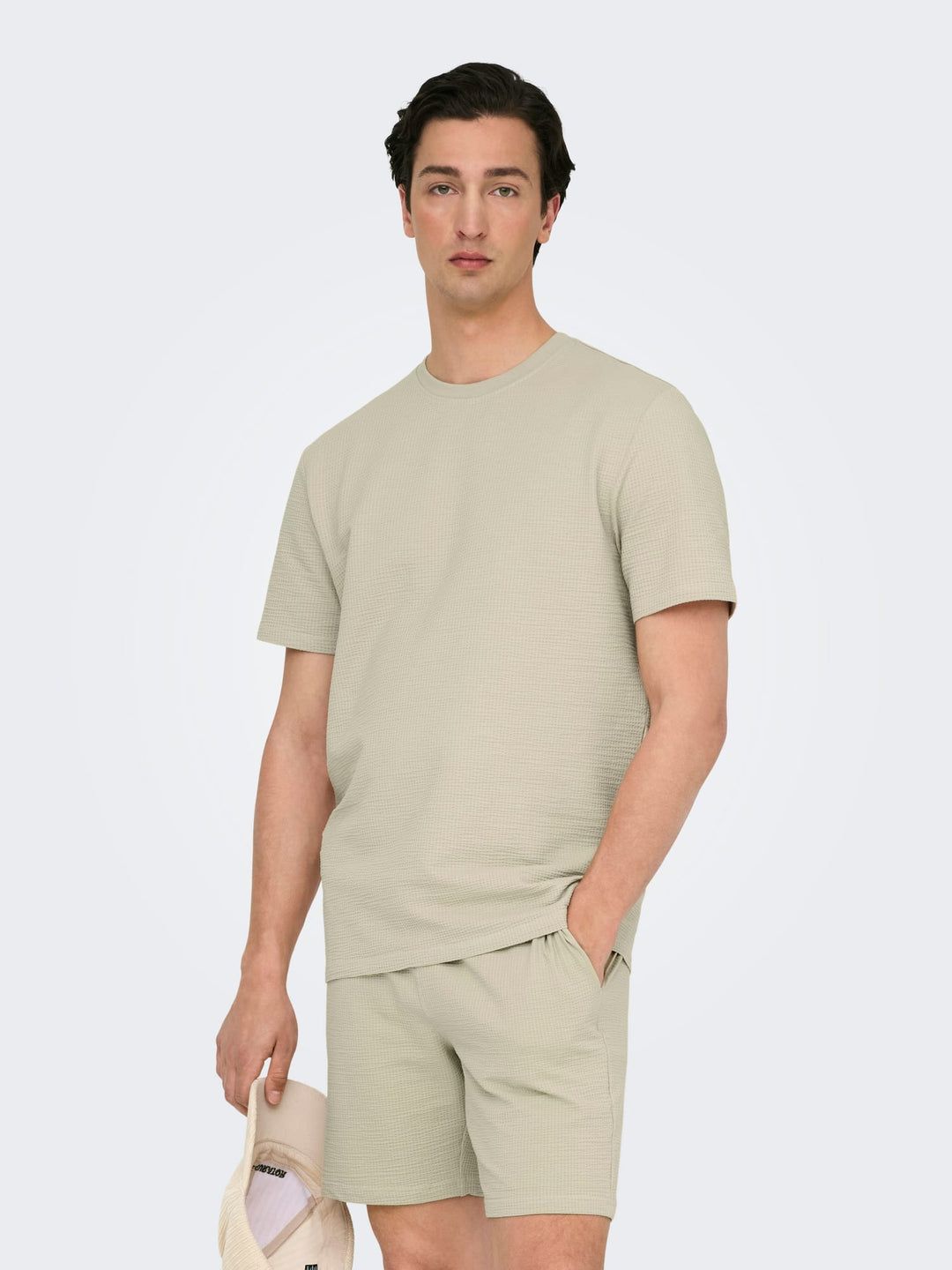 ONLY & SONS Kian T-shirt beige – heren