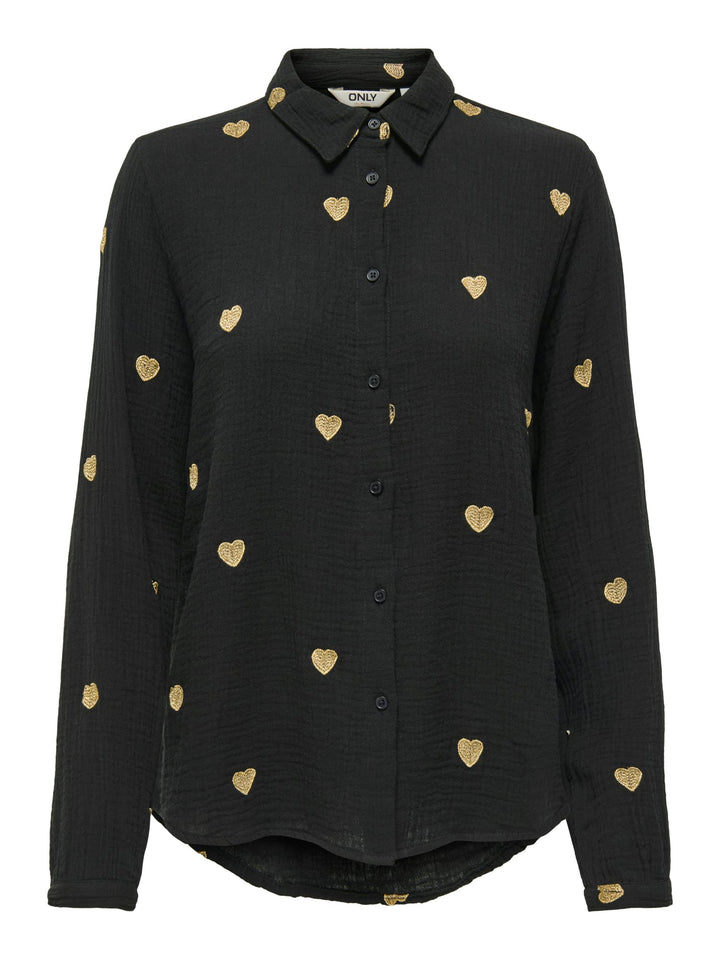 Only Noella blouse zwart dessin – dames
