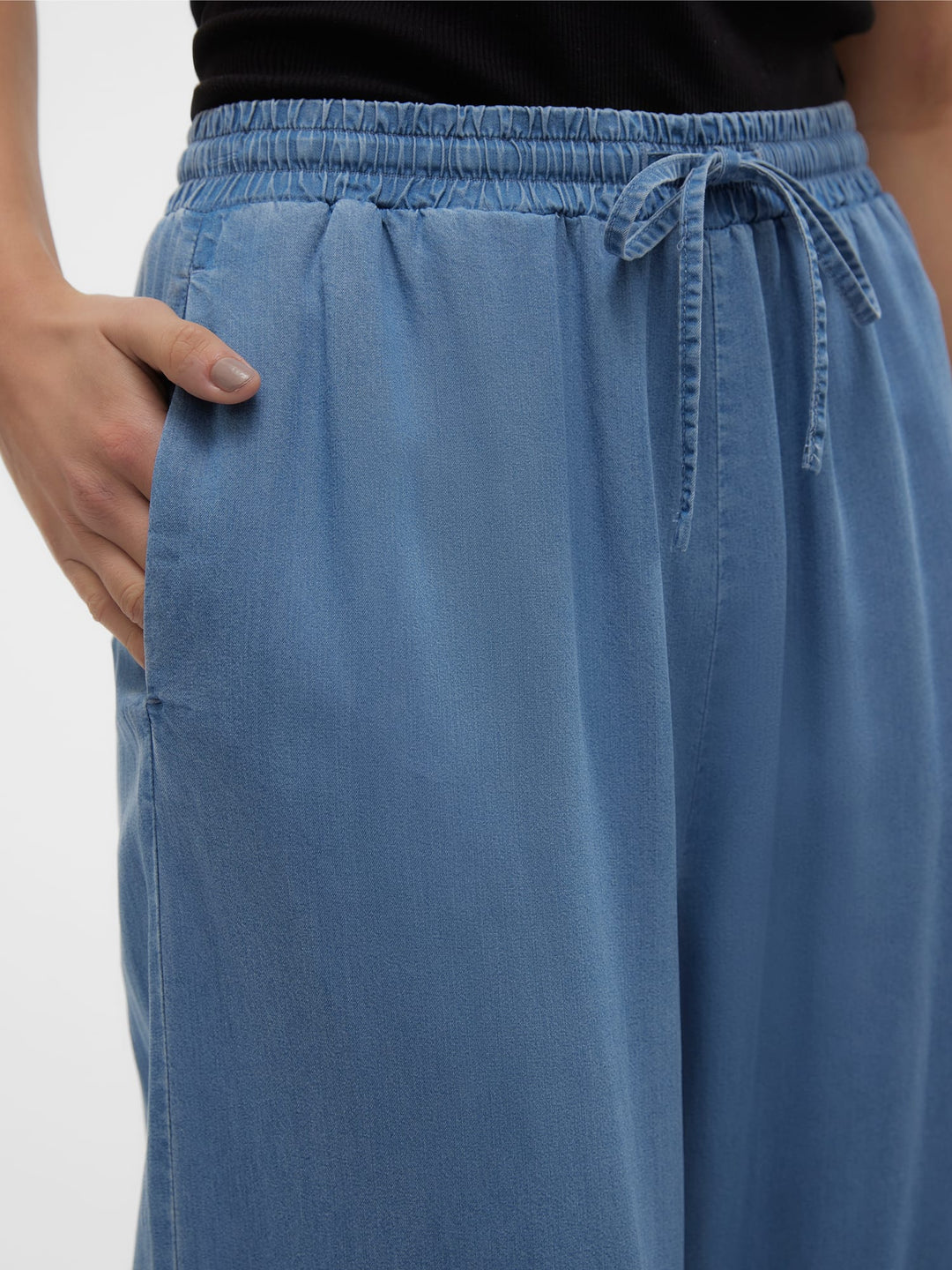 VERO MODA Bree lange broek dames – blue denim - L34