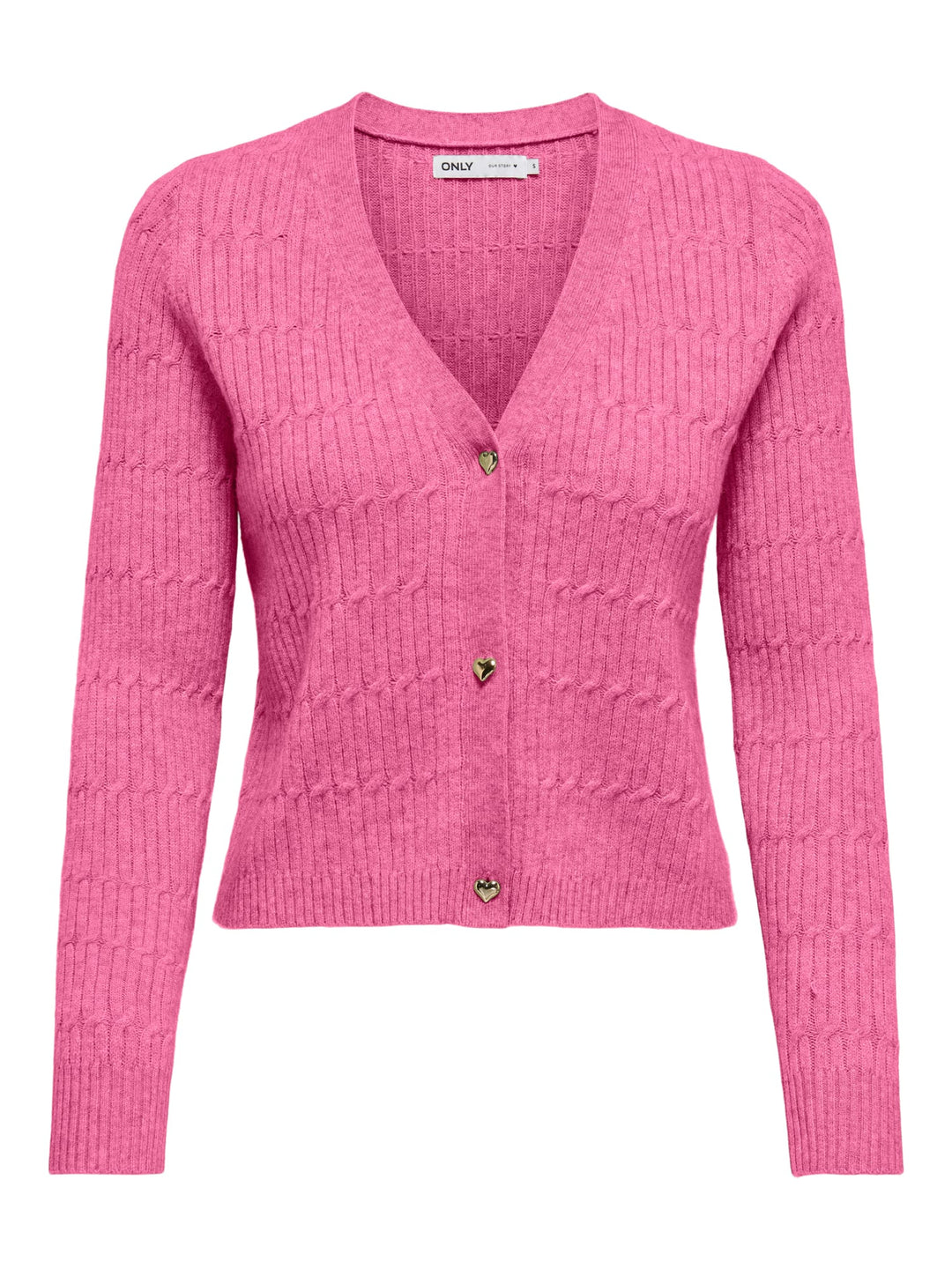 Only ONLKATIA vest gebreid dames - roze