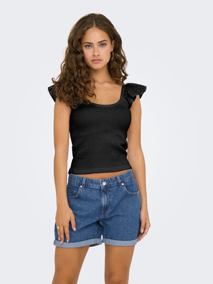 Only Macy top zwart – dames