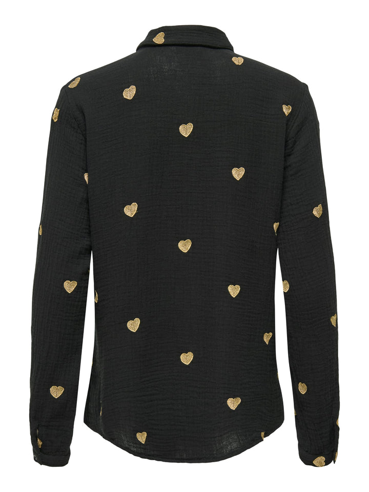 Only Noella blouse zwart dessin – dames
