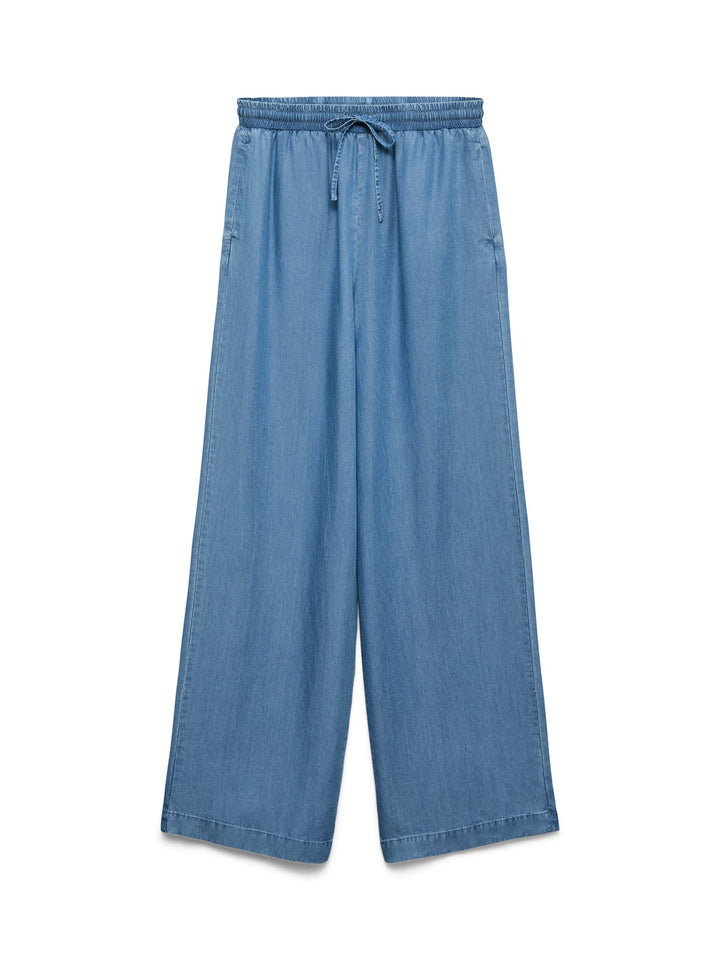 VERO MODA Bree lange broek dames – blue denim - L34
