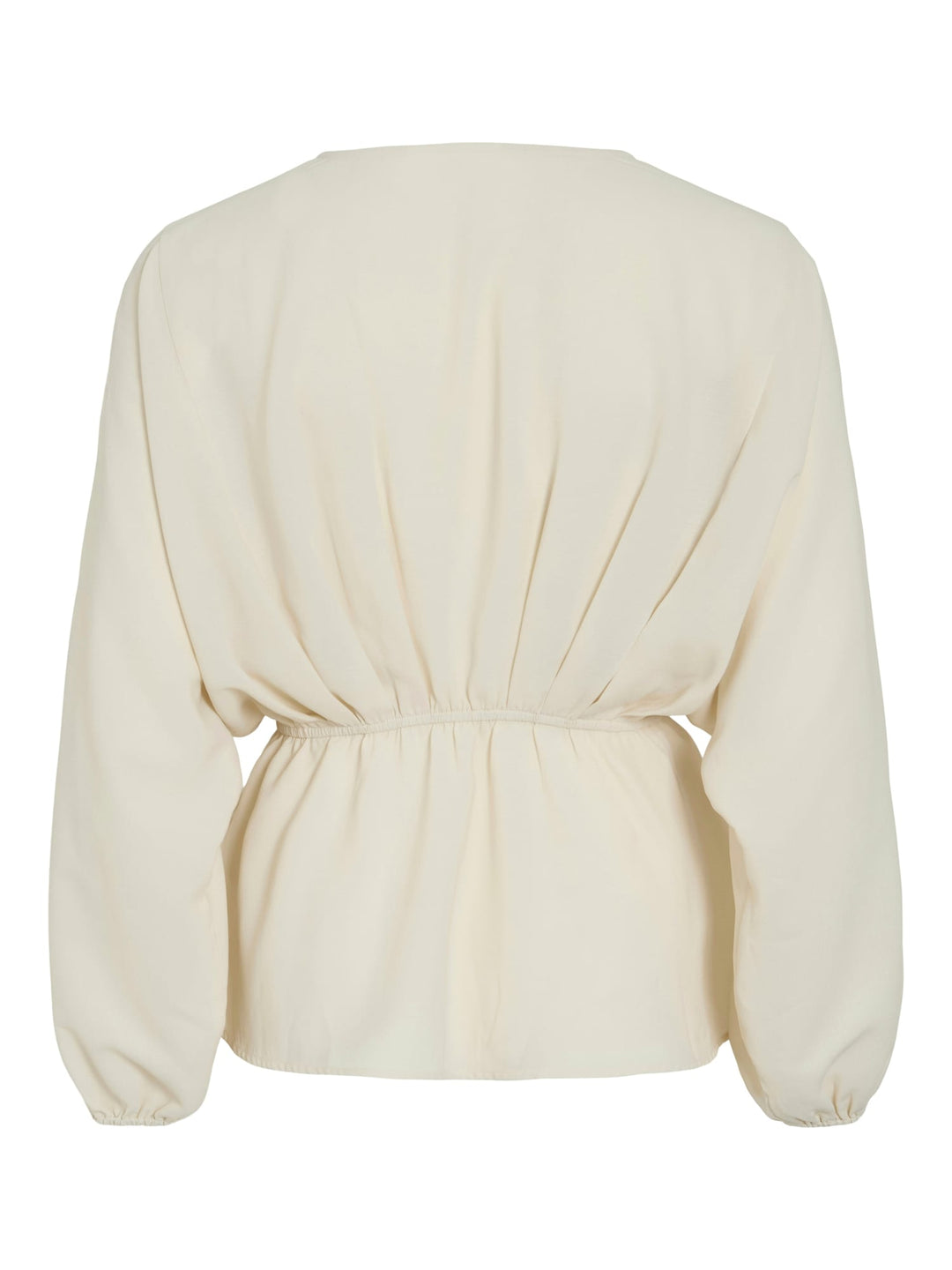 Vila Selia V-Hals Blouse Beige – dames top