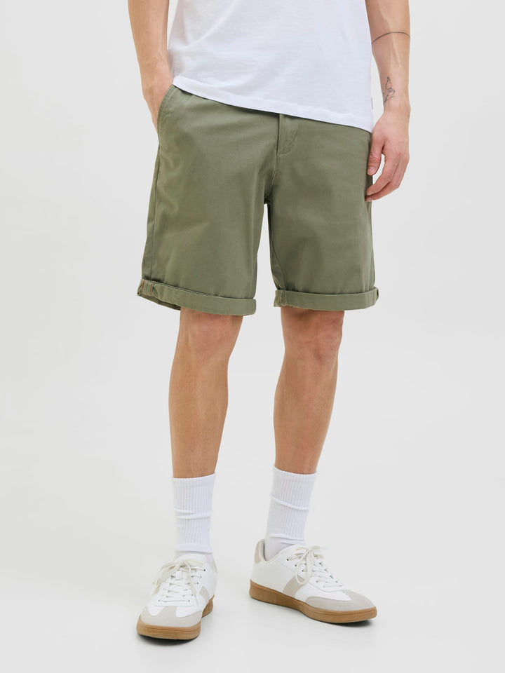 Jack & Jones Bowie Chino Shorts Olijf – Heren