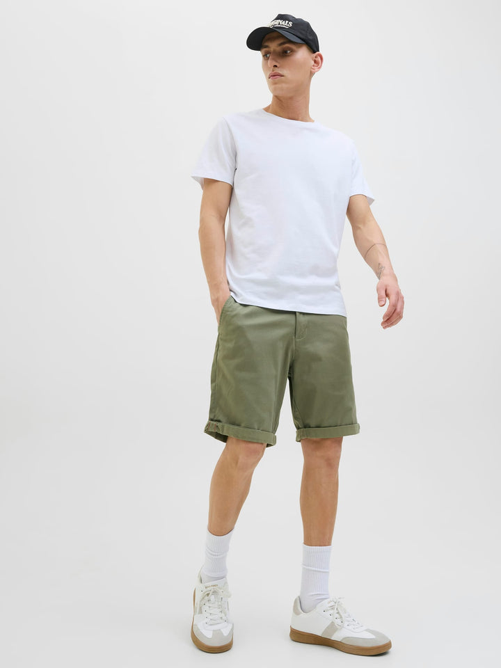 Jack & Jones Bowie Chino Shorts Olijf – Heren