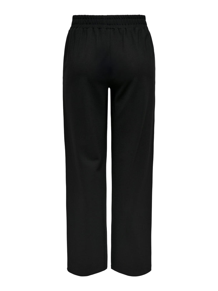 Only ONLPOPTRASH-SUKI MW Pant zwart – dames lange broek - L34