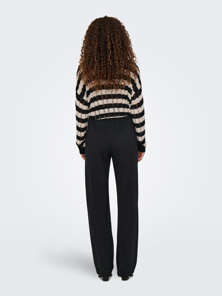Only 15341829 poptrash lange broek dames zwart - L32