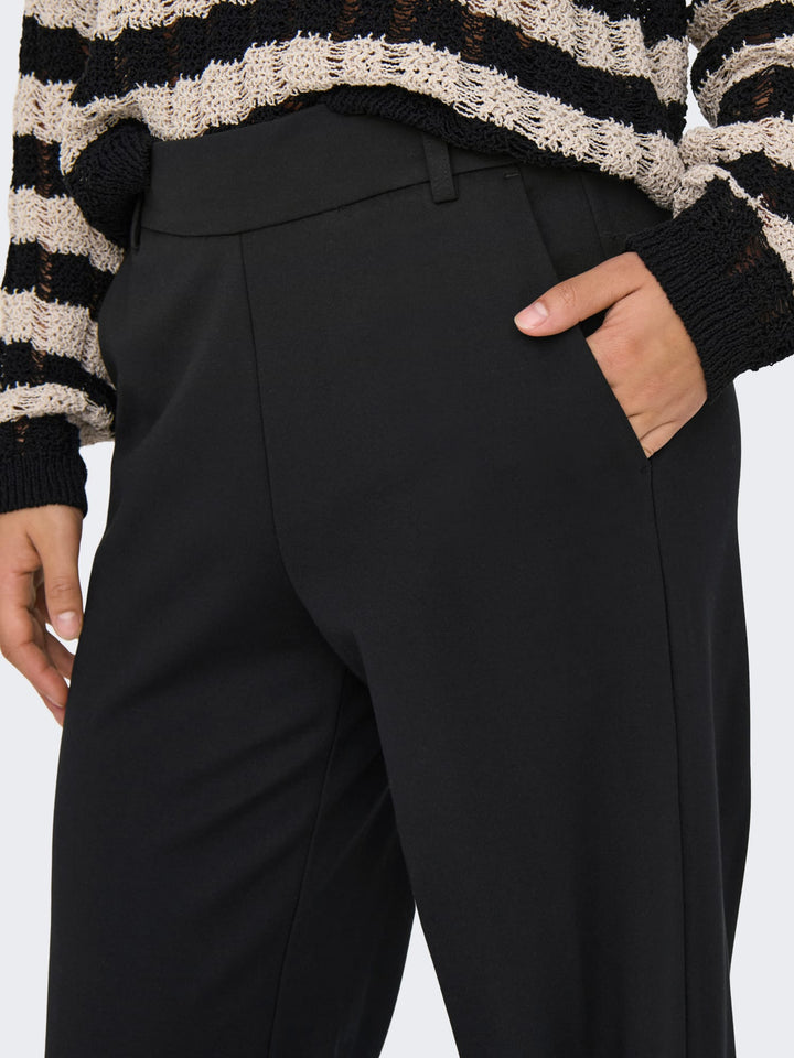 Only 15341829 poptrash lange broek dames zwart - L32