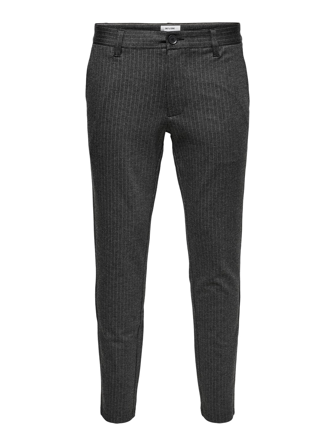ONLY & SONS ONSMARK SLIM PANT STRIPE GW 3727 – heren - Grijs Dessin - L34