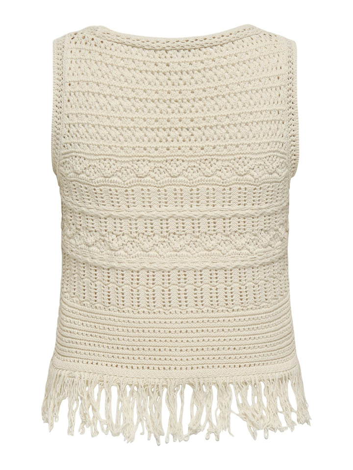 Only Alix gilet ecru – dames