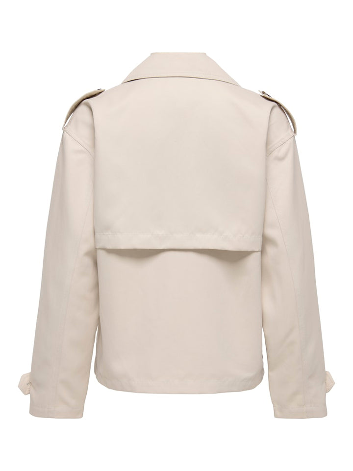 Only 15371053 Hannah trenchcoat beige – dames