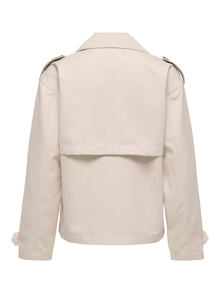 Only 15371053 Hannah trenchcoat beige – dames