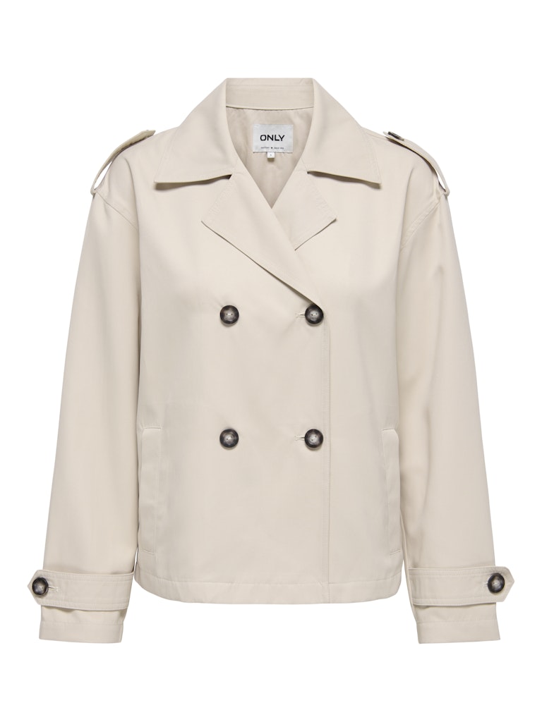 Only 15371053 Hannah trenchcoat beige – dames