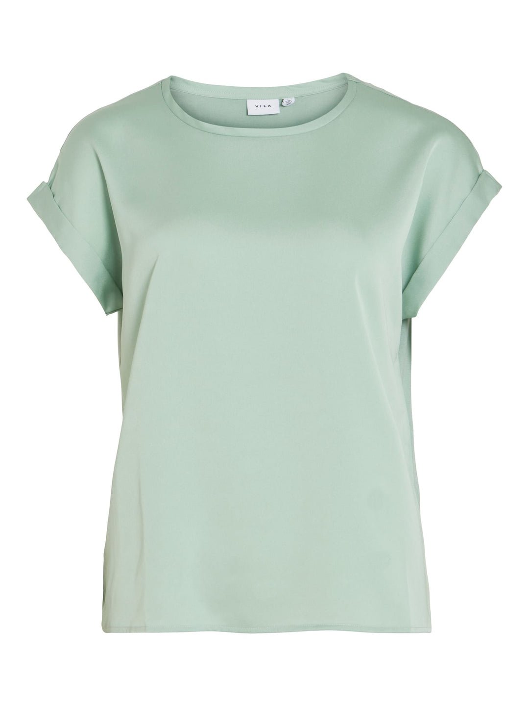 Vila ellette blouse mint – dames t-shirt k/m