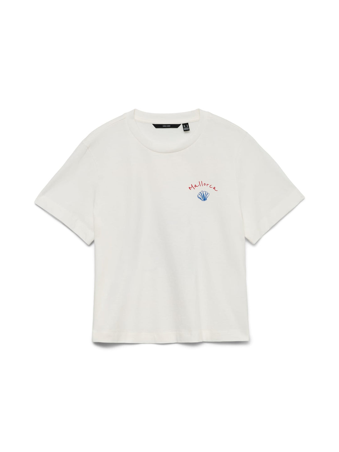 VERO MODA 10341996 Gina T-shirt off-white – dames