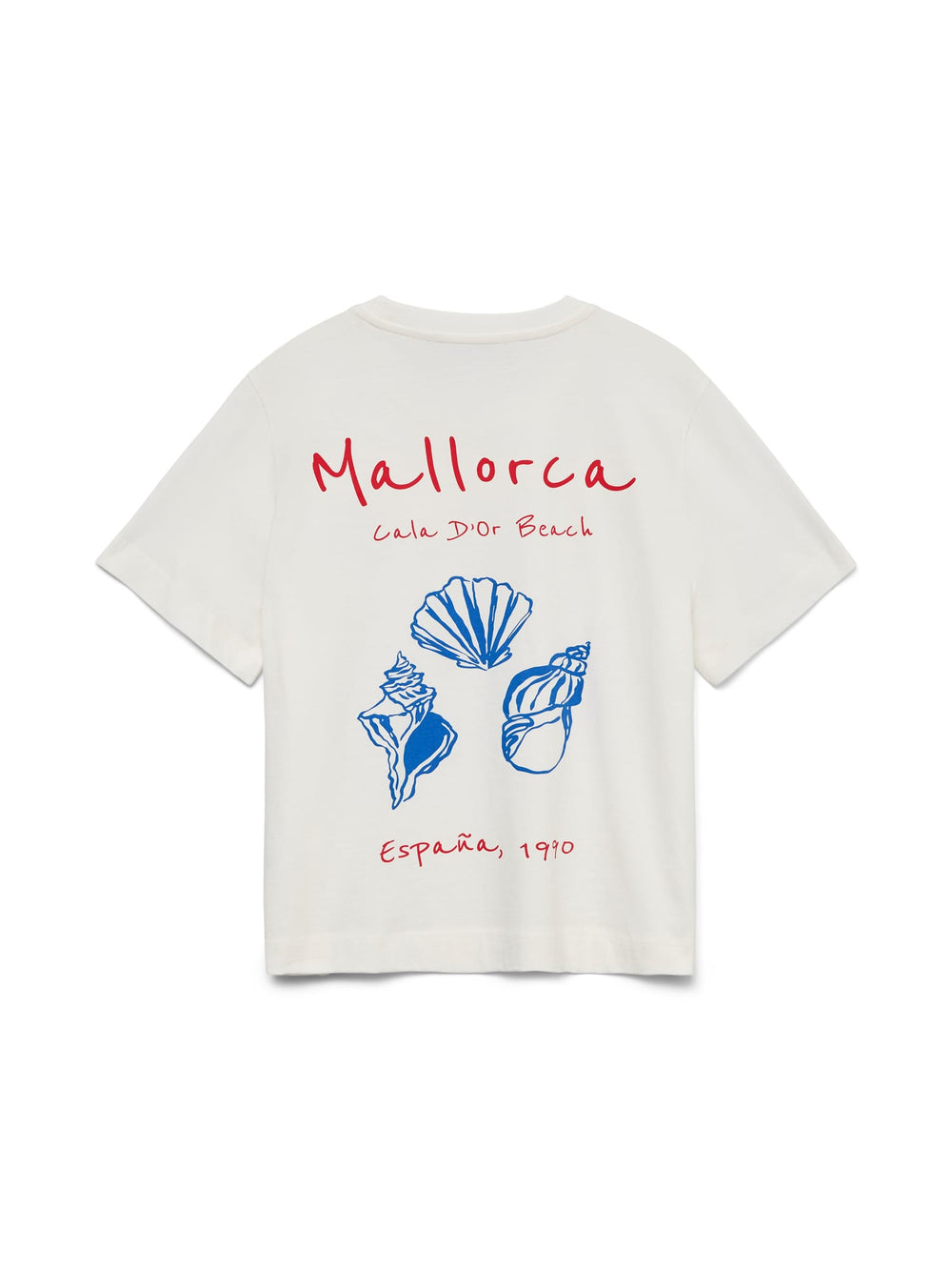 VERO MODA 10341996 Gina T-shirt off-white – dames