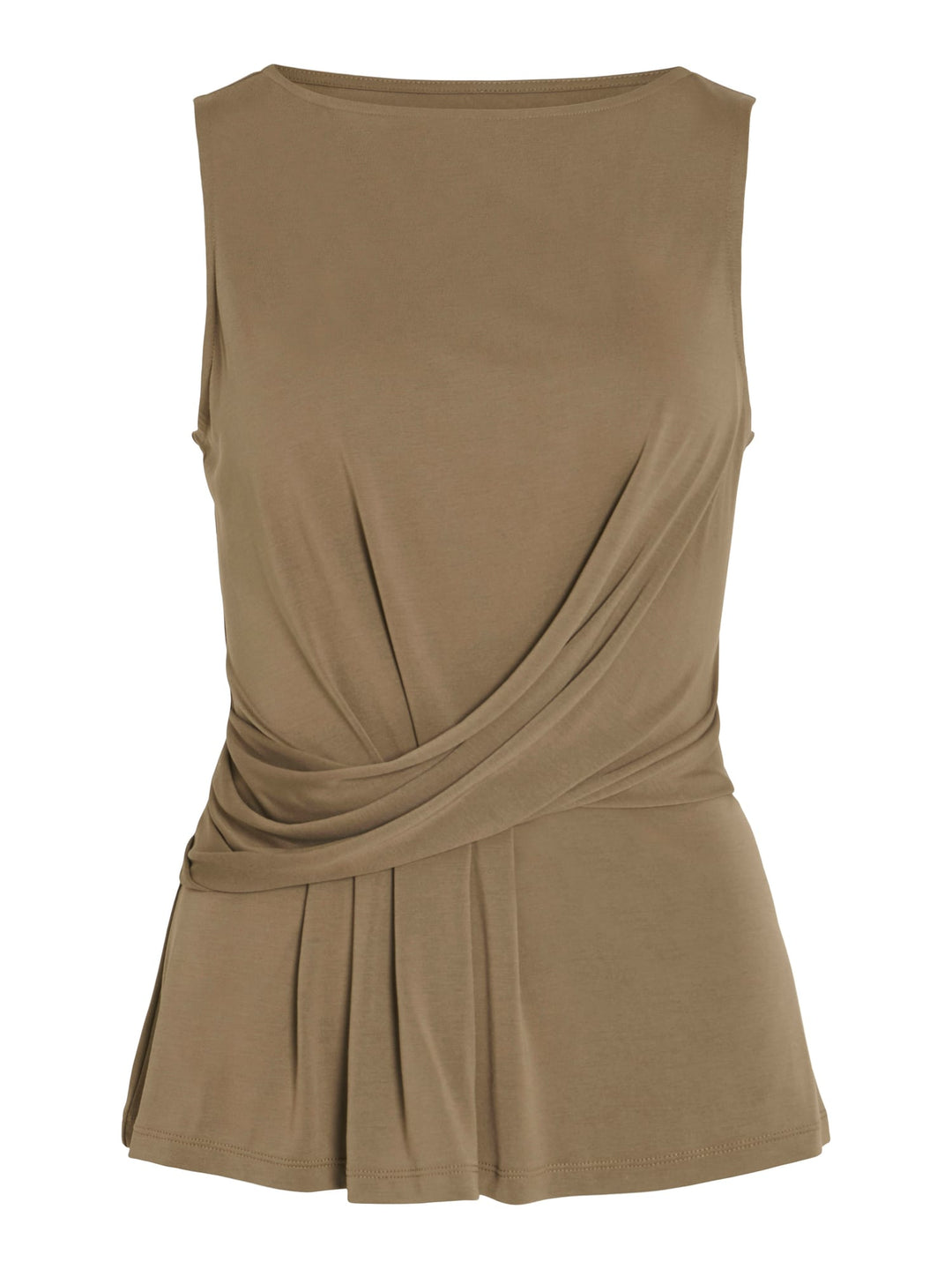 Vila 14113635 modala top taupe – dames