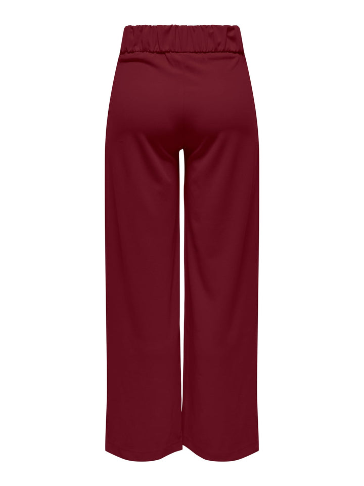 Jacqueline de Yong Geggo lange broek bordeaux – dames - L34