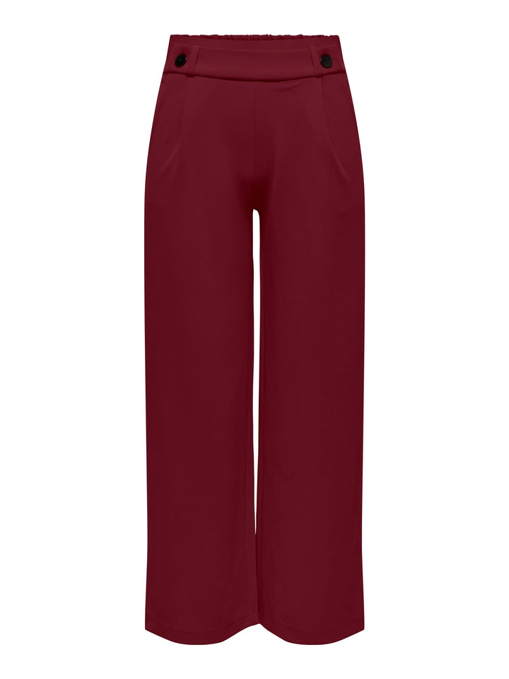 Jacqueline de Yong Geggo lange broek bordeaux – dames - L34