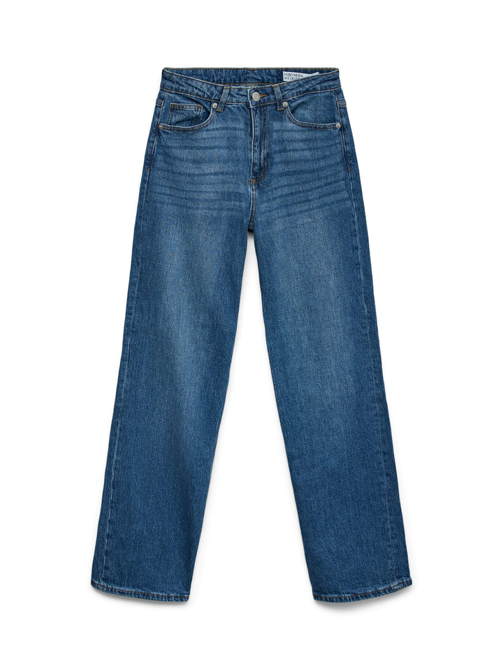 VERO MODA Tessa wide fit jeans – dames - Blue Denim - L32