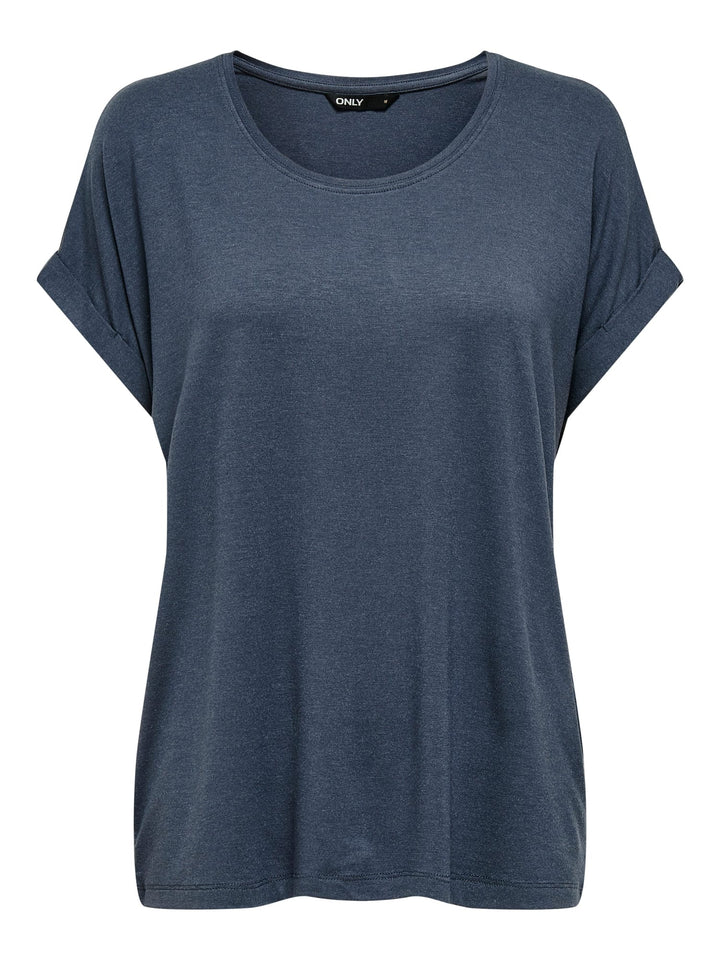 Only Monster T-shirt rafblauw – dames