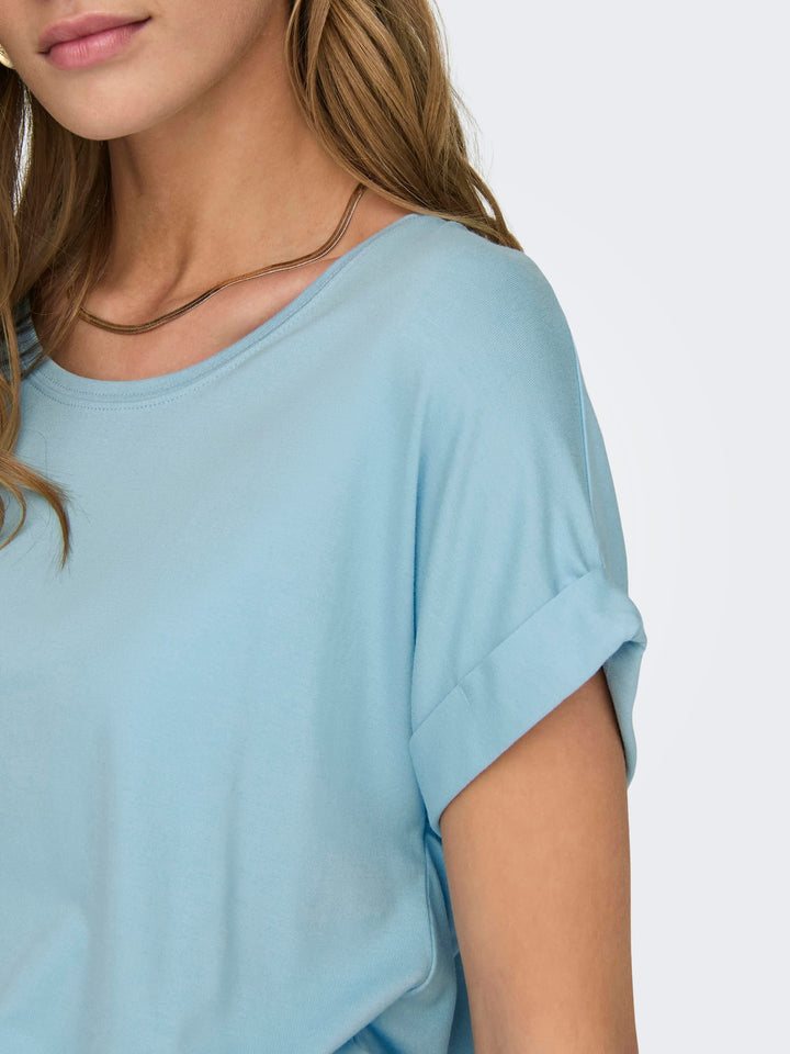 Only ONLMOSTER S/S O-NECK TOP NOOS JRS – dames t-shirt - Lichtblauw