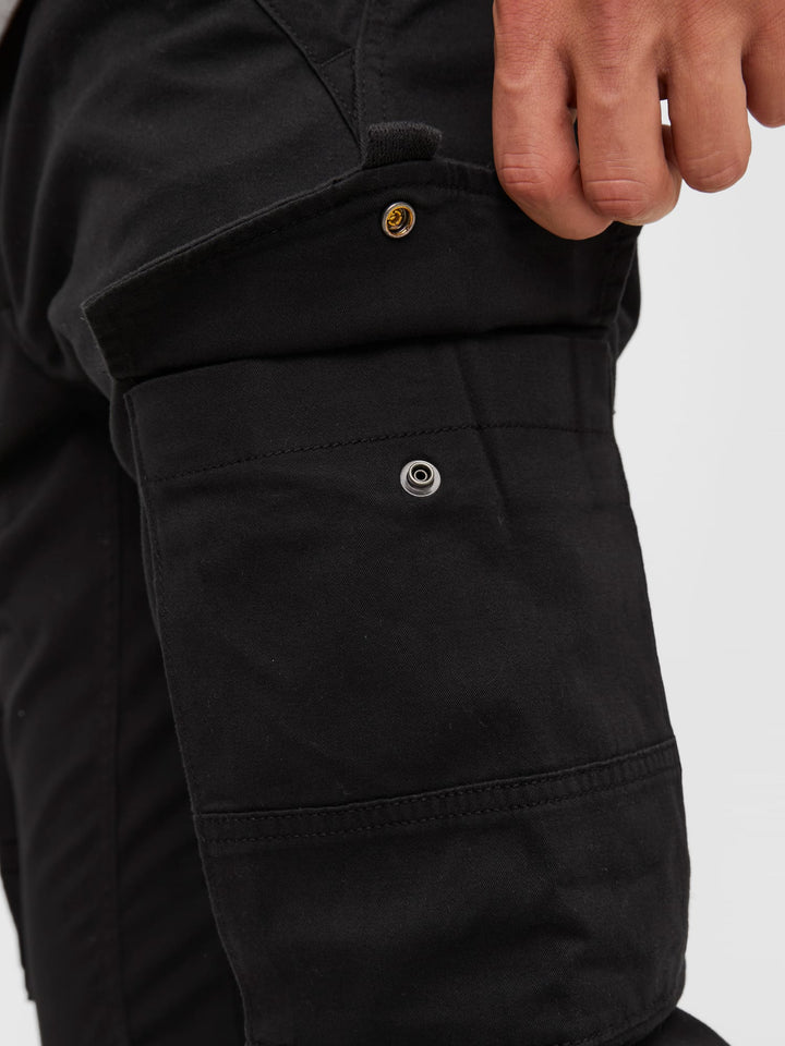 Jack & Jones JPSTPAUL FLAKE CARGO broek zwart – heren - L32