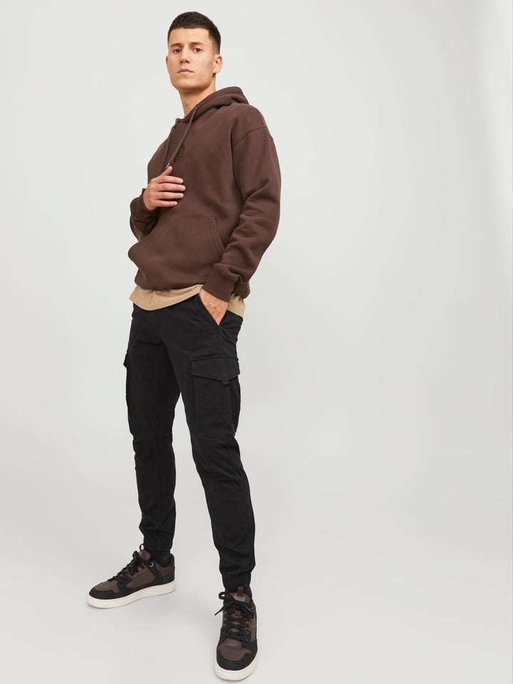Jack & Jones cargo broek zwart – heren - L34