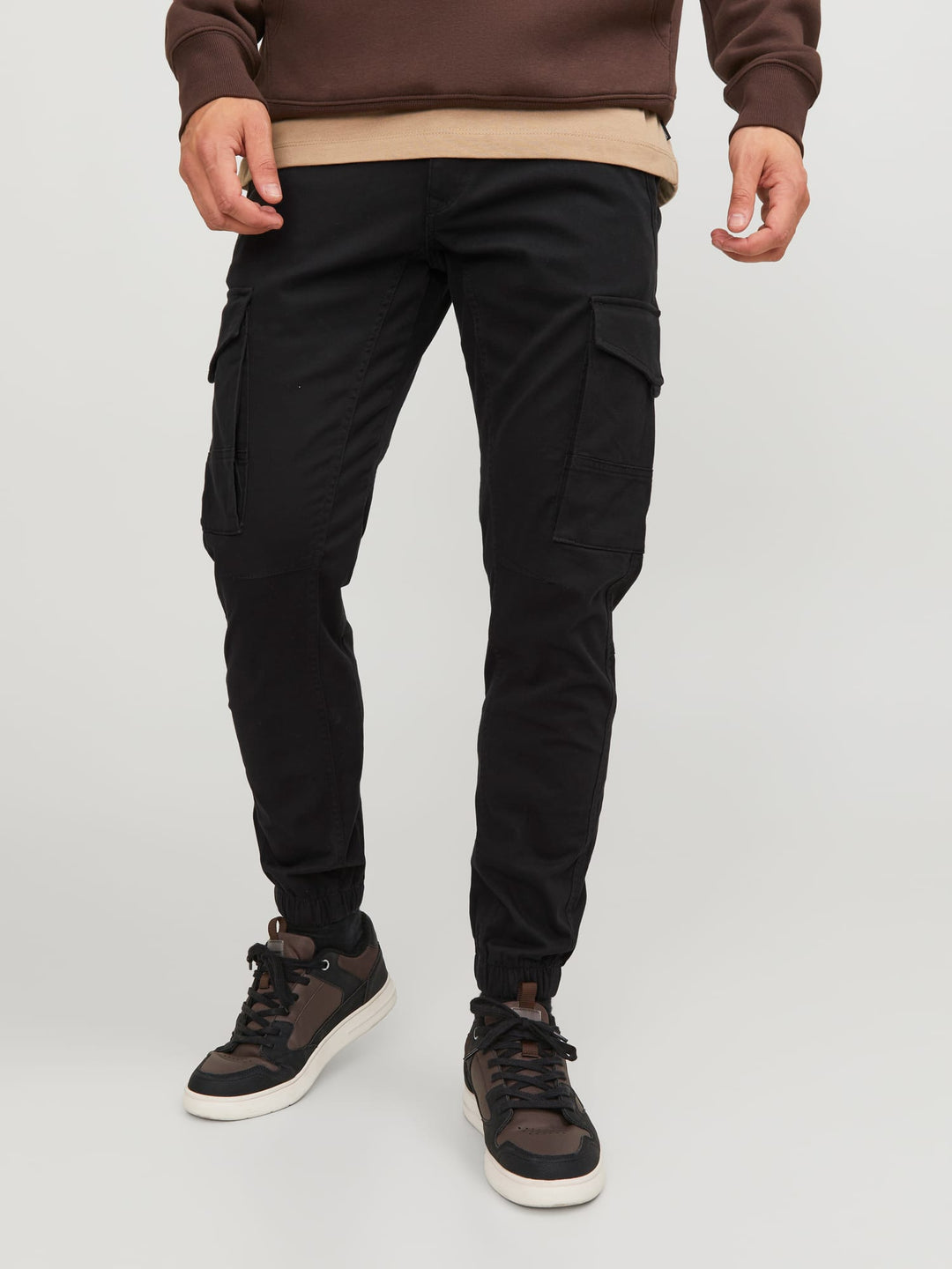 Jack & Jones cargo broek zwart – heren - L34