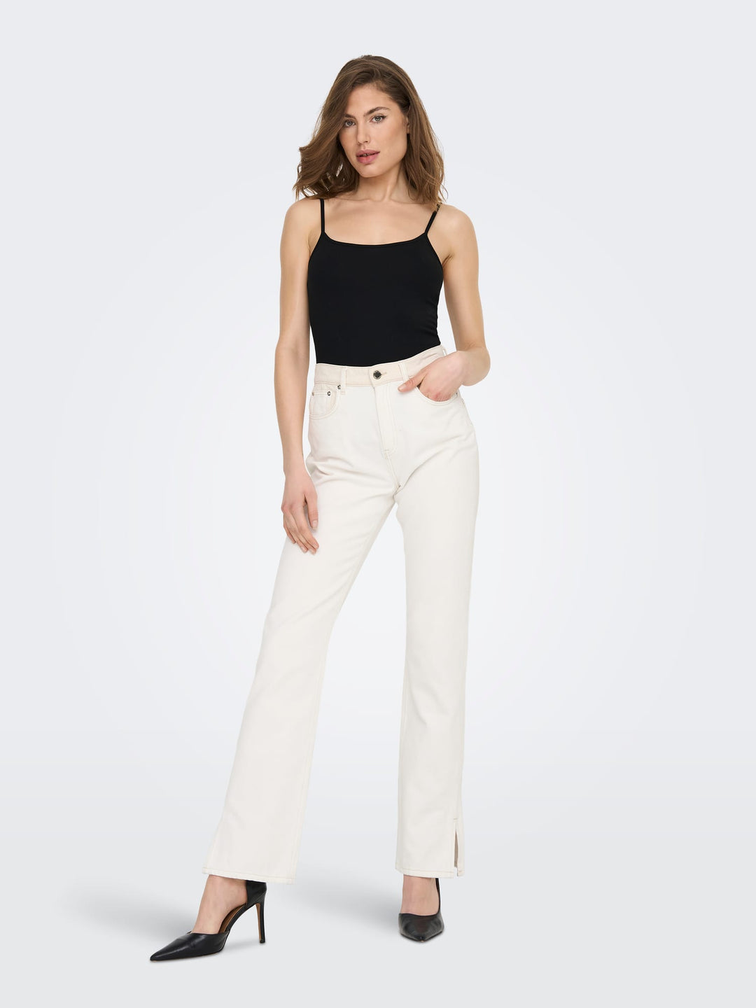 Jacqueline de Yong Yava singlet zwart – dames