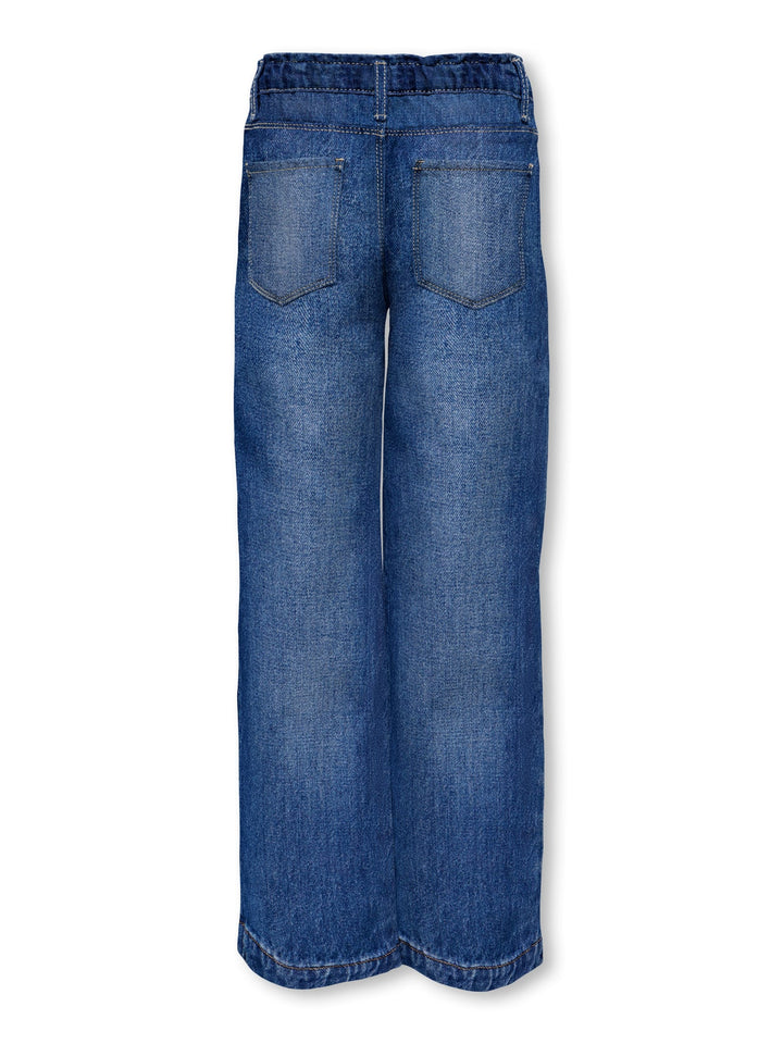 Kids Only Comet jeans loose fit – meisjes - Blue Denim