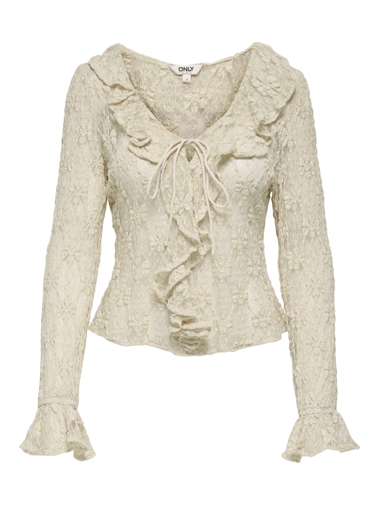 Only 15367295 Pearlina blouse ecru – dames