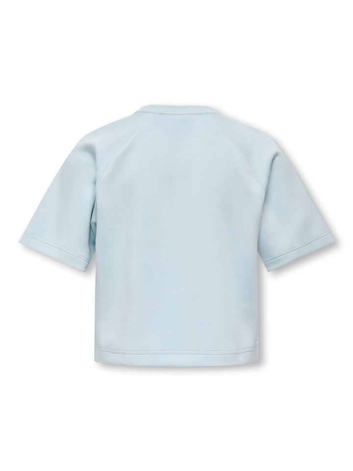 Kids Only KOGADA SS LOOSE TOP lichtblauw – meisjes t-shirt