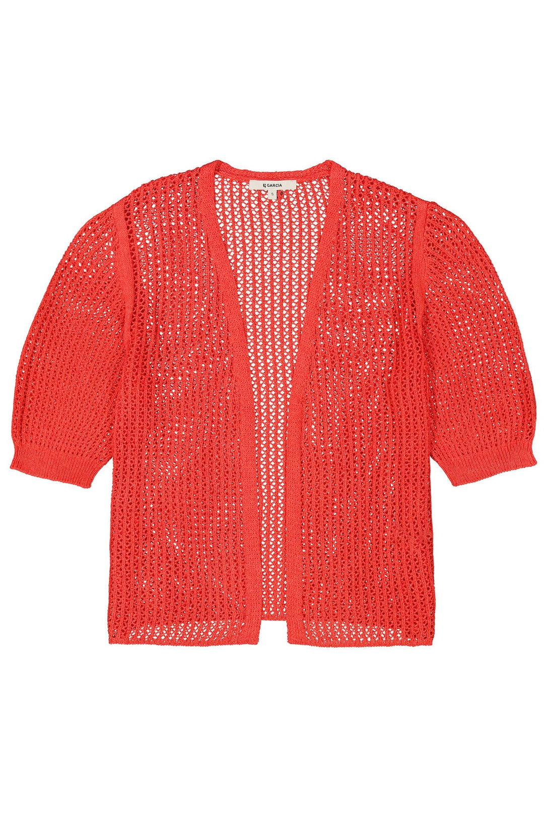 Garcia woman E50251 gebreid vest rood – dames