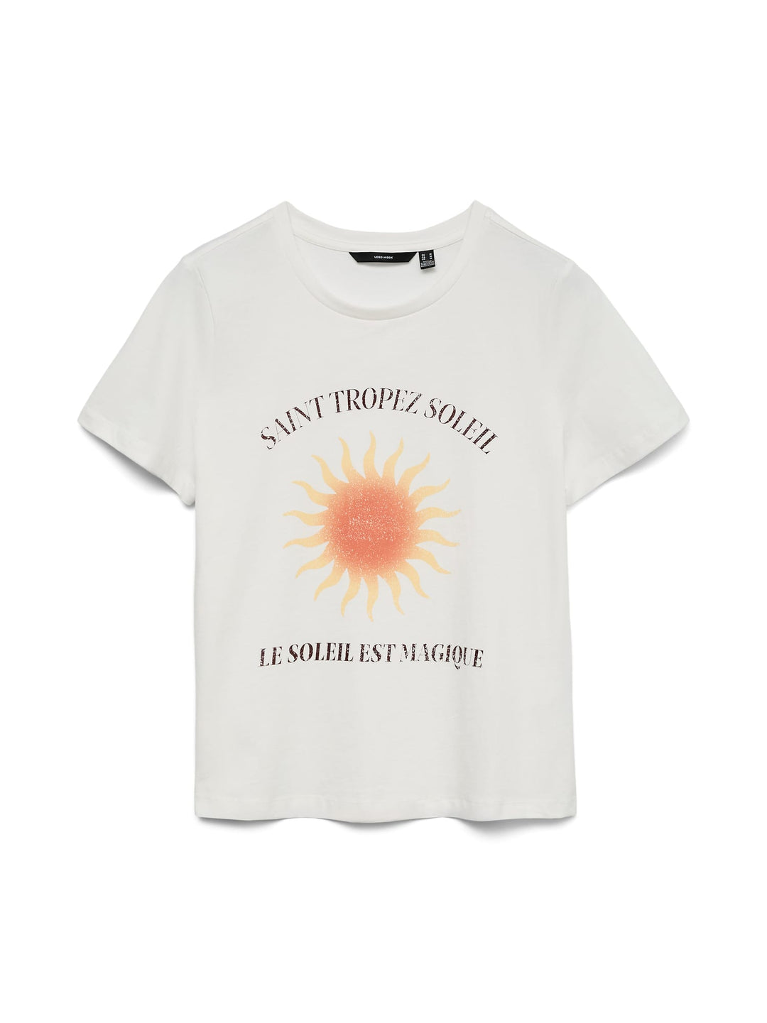 VERO MODA Lise T-shirt off-white – dames