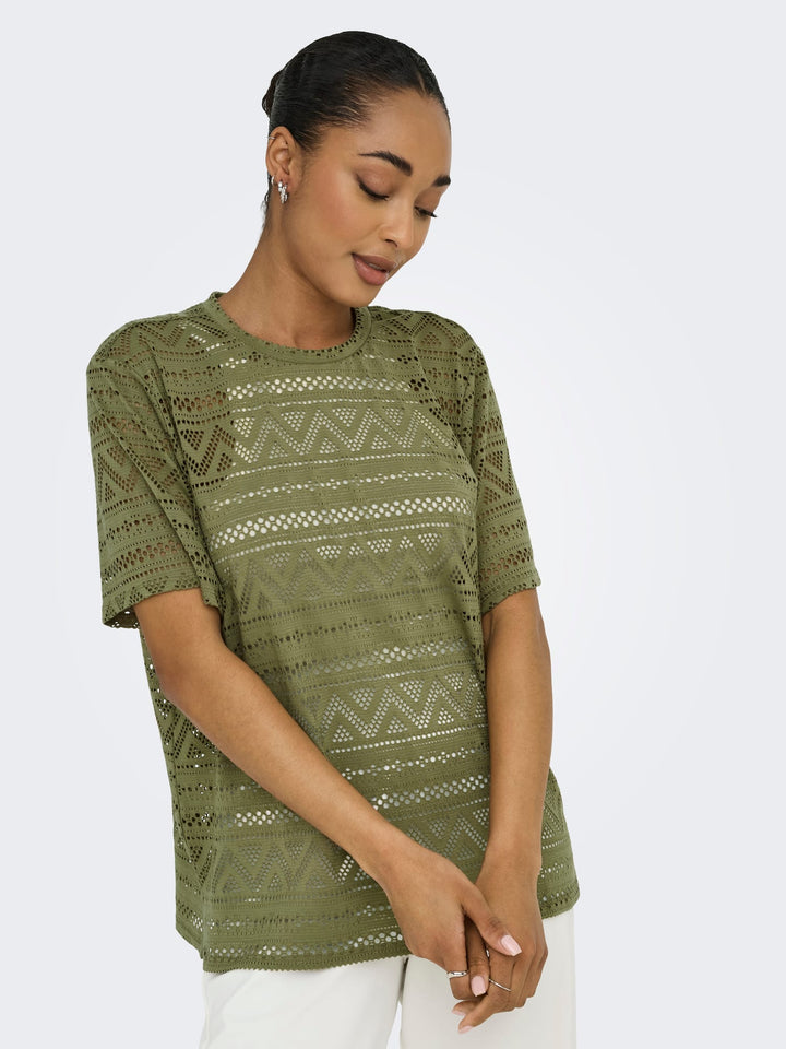 Only Aniri T-shirt army – dames