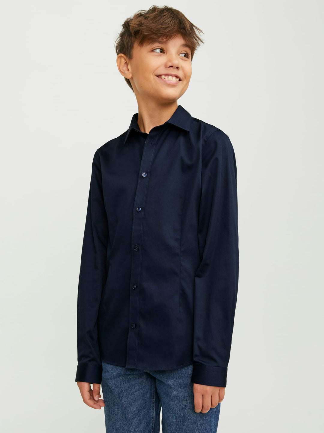 jack & jones kids blouse l/m jongens navy – 12151620 Parma