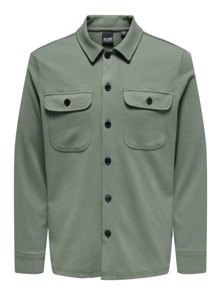 ONLY & SONS newkodyl overhemd olijf – heren