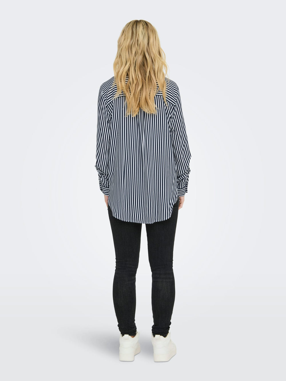 Jacqueline de Yong Laurel blouse blauw dessin – dames