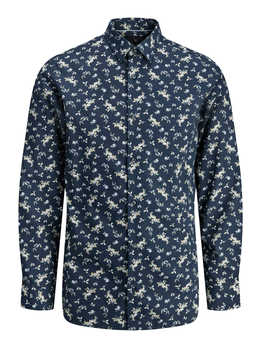 Jack & Jones overhemd l/m blauw dessin – heren