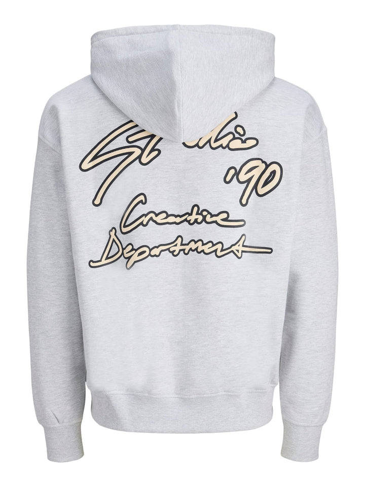 Jack & Jones Nostalgia hoodie grijs melee – heren