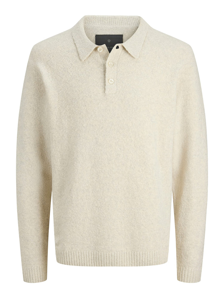 Jack & Jones Blamaverick polo l/m beige – heren
