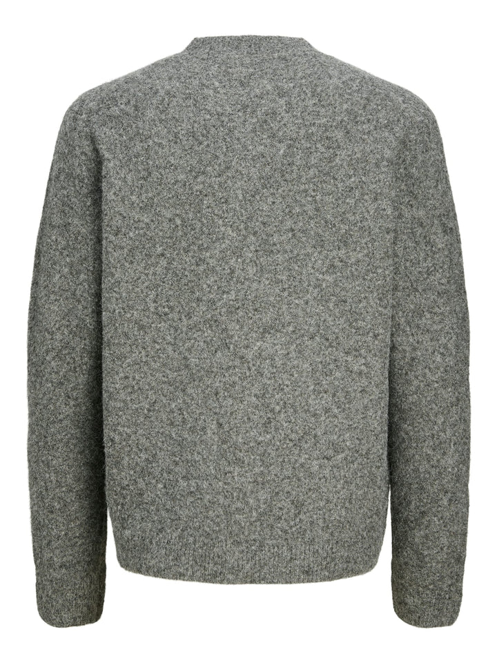 Jack & Jones JPRBLASIMON SOUFFLE KNIT CARDIGAN – heren vest - Grijs Melee