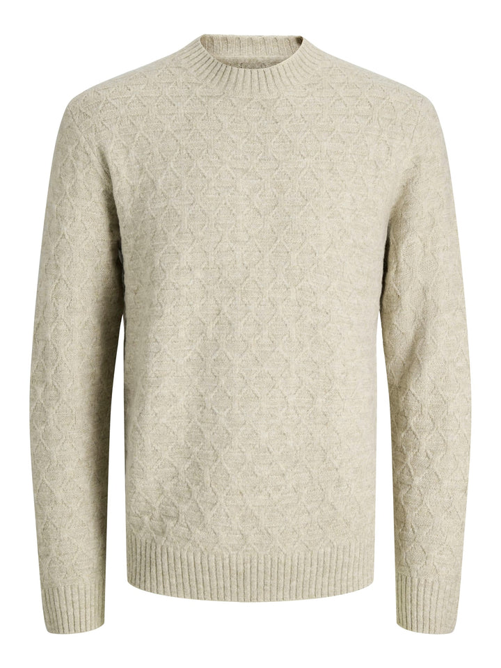 Jack & Jones gebreide pullover beige – heren