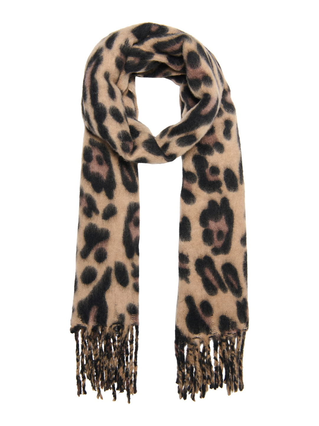 Only 15368971 Leonara sjaal bruin dessin – dames